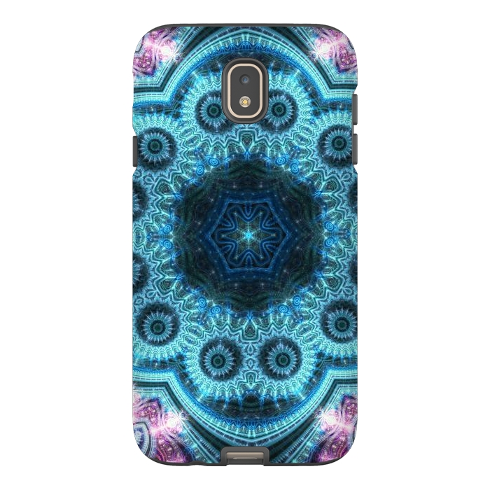 Galaxy J7 StrongFit Fractal Mandala or Shiny Symbol by ArtsCase