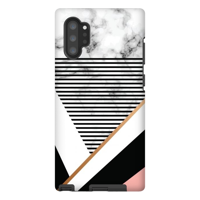 Galaxy Note 10 plus StrongFit Geometric Marble Design by ArtsCase