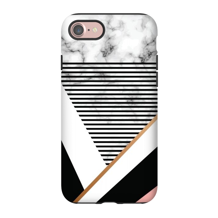 iPhone 7 StrongFit Geometric Marble Design by ArtsCase