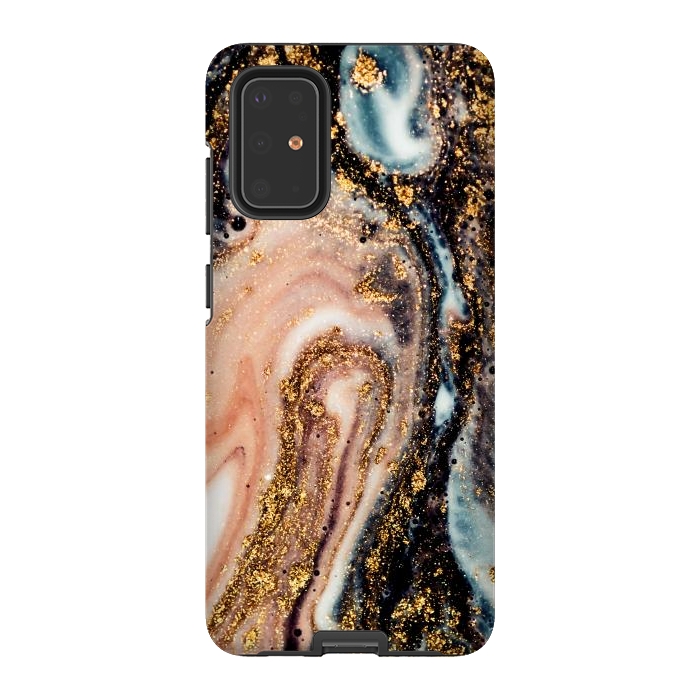 Galaxy S20 Plus StrongFit Golden Turn Artistic Design by ArtsCase