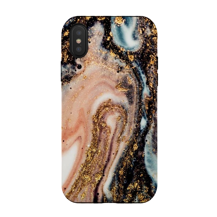 iPhone Xs / X StrongFit Golden Turn Artistic Design by ArtsCase