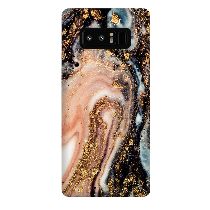 Galaxy Note 8 StrongFit Golden Turn Artistic Design by ArtsCase