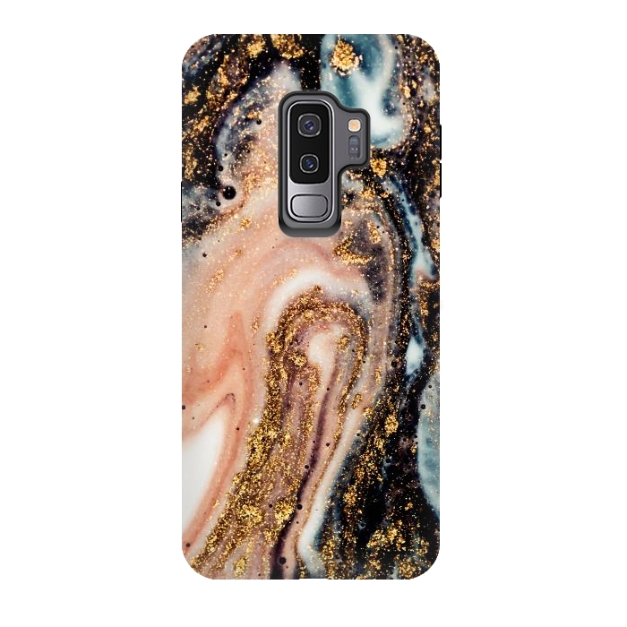 Galaxy S9 plus StrongFit Golden Turn Artistic Design by ArtsCase