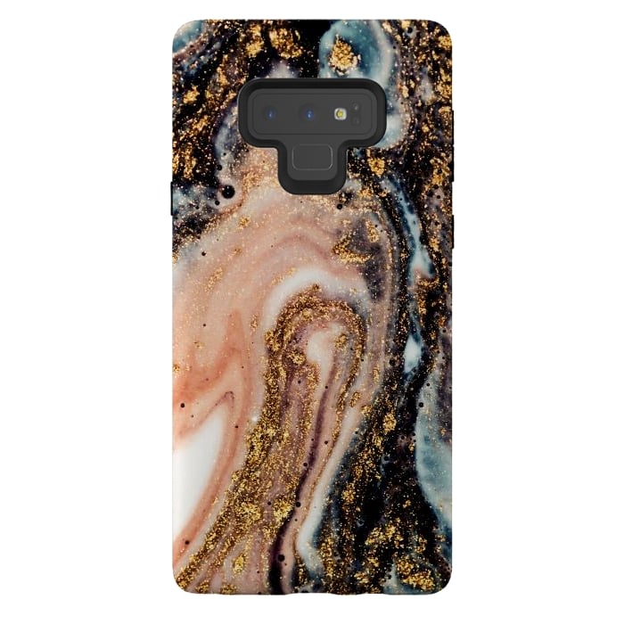 Galaxy Note 9 StrongFit Golden Turn Artistic Design by ArtsCase