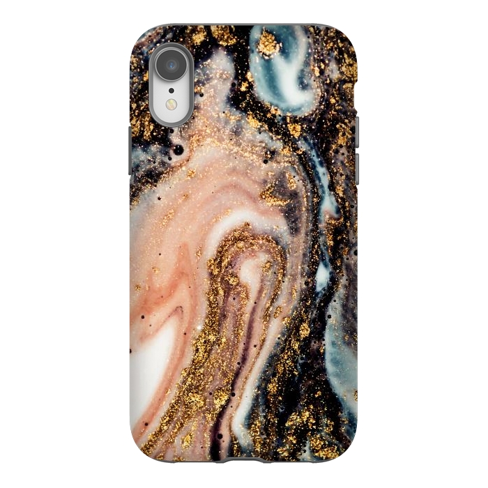 iPhone Xr StrongFit Golden Turn Artistic Design by ArtsCase
