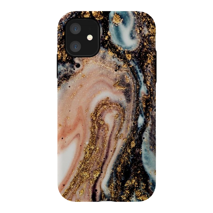 iPhone 11 StrongFit Golden Turn Artistic Design by ArtsCase