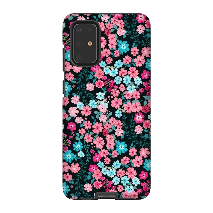 Galaxy S20 Plus StrongFit Gorgeous Bright Pattern in Small Garden Flowers by ArtsCase