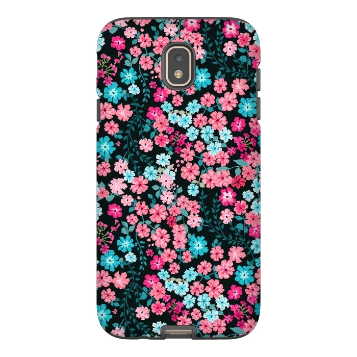 Galaxy J7 StrongFit Gorgeous Bright Pattern in Small Garden Flowers by ArtsCase