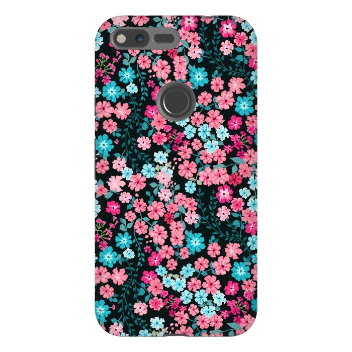 Pixel XL StrongFit Gorgeous Bright Pattern in Small Garden Flowers by ArtsCase