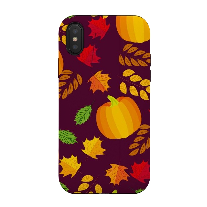 iPhone Xs / X StrongFit Happy Thanksgiving Celebrate by ArtsCase