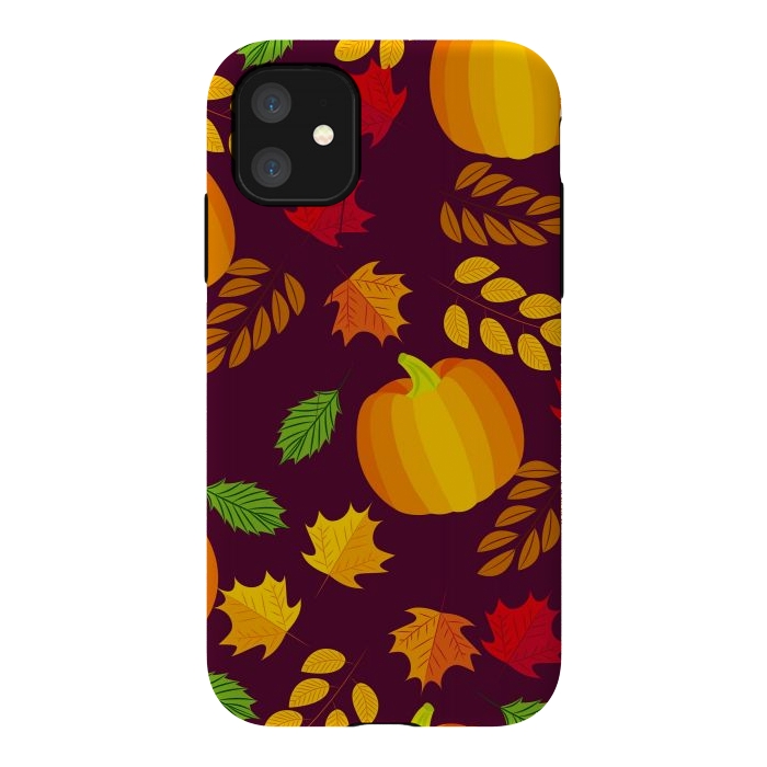 iPhone 11 StrongFit Happy Thanksgiving Celebrate by ArtsCase