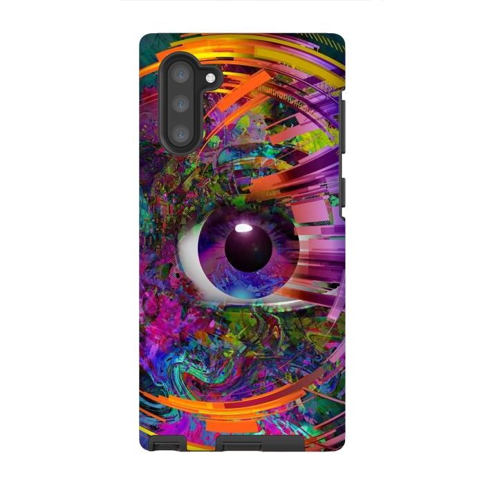 Galaxy Note 10 StrongFit Magic Eye Over Futuristic by ArtsCase
