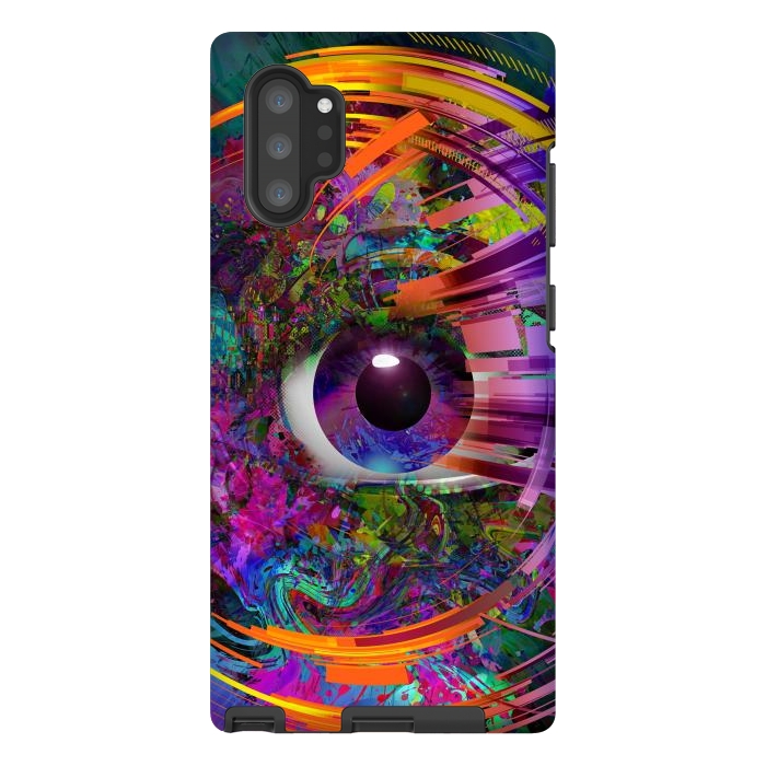 Galaxy Note 10 plus StrongFit Magic Eye Over Futuristic by ArtsCase