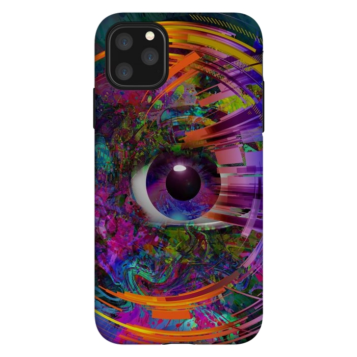 iPhone 11 Pro Max StrongFit Magic Eye Over Futuristic by ArtsCase