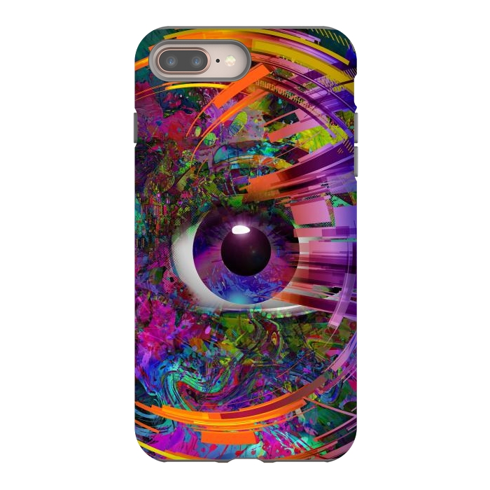 iPhone 7 plus StrongFit Magic Eye Over Futuristic by ArtsCase