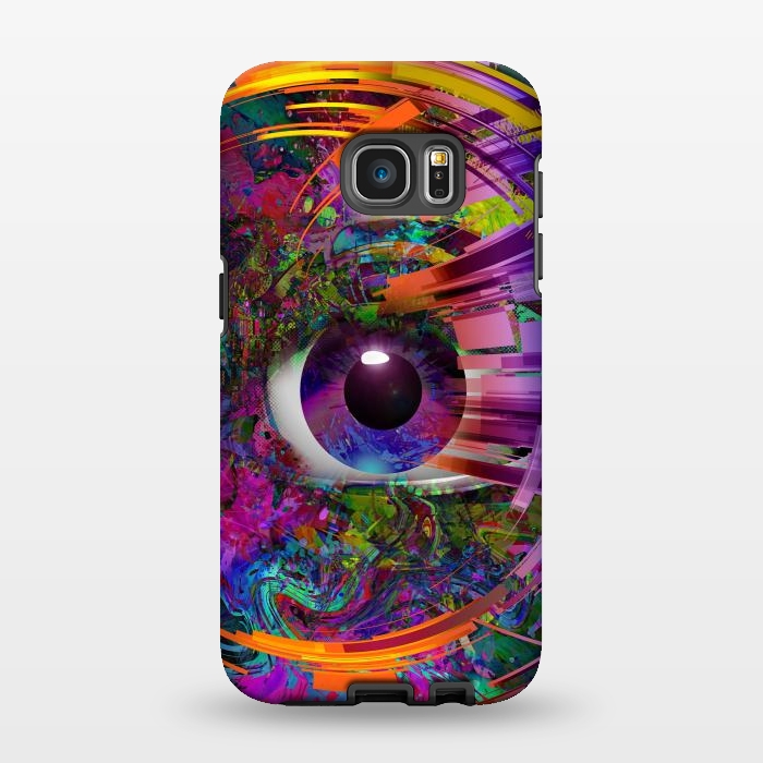 Galaxy S7 EDGE StrongFit Magic Eye Over Futuristic by ArtsCase