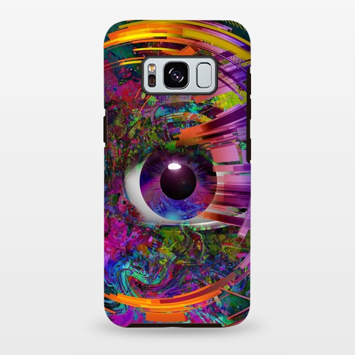 Galaxy S8 plus StrongFit Magic Eye Over Futuristic by ArtsCase