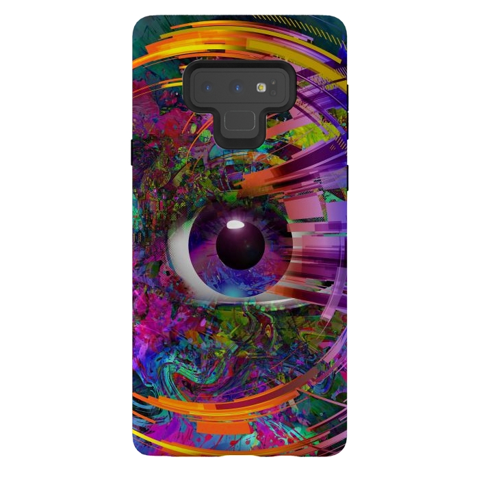 Galaxy Note 9 StrongFit Magic Eye Over Futuristic by ArtsCase