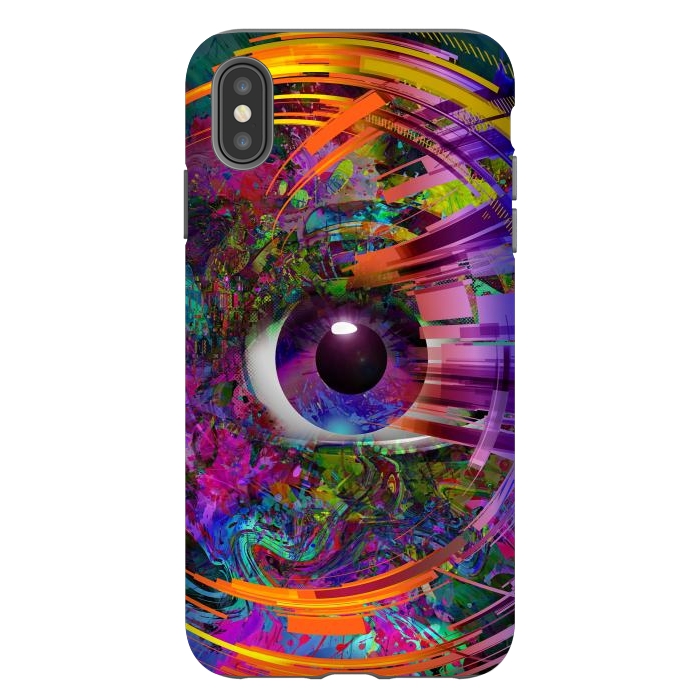 iPhone Xs Max StrongFit Magic Eye Over Futuristic by ArtsCase
