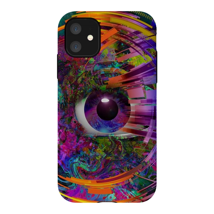 iPhone 11 StrongFit Magic Eye Over Futuristic by ArtsCase