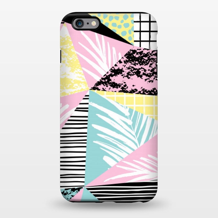 iPhone 6/6s plus StrongFit tropical abstract pink pattern by MALLIKA