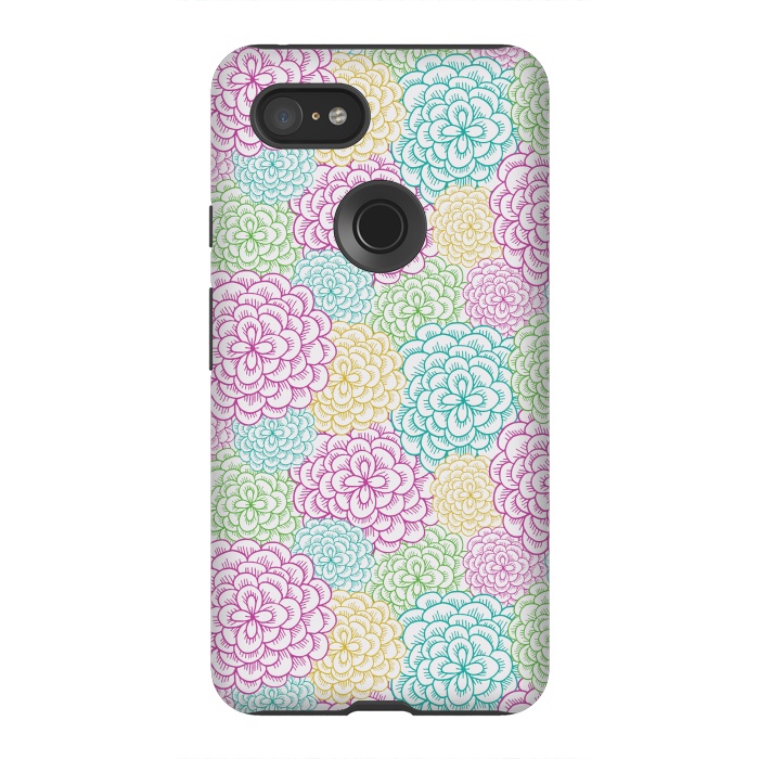 Pixel 3XL StrongFit Dahlia by TracyLucy Designs