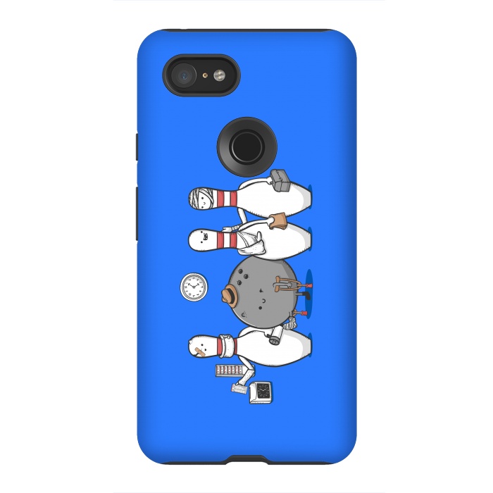 Pixel 3XL StrongFit Time Out by Xylo Riescent