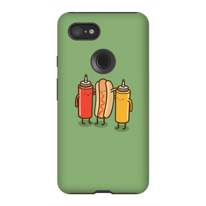 Pixel 3XL StrongFit Best Friends by Xylo Riescent