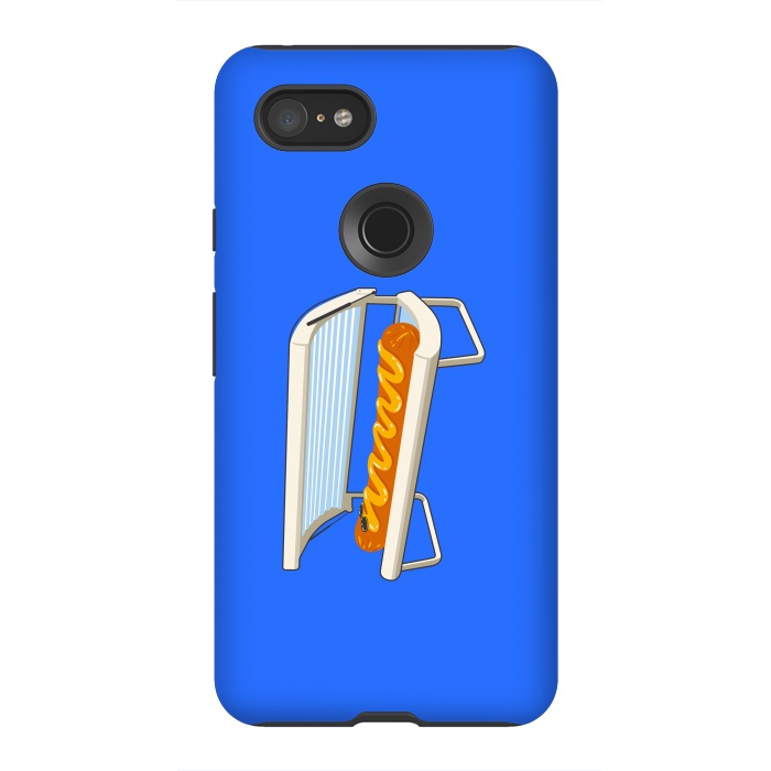 Pixel 3XL StrongFit Hotdog by Xylo Riescent