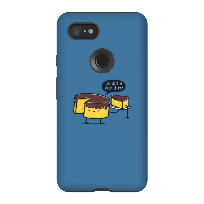 Pixel 3XL StrongFit Do you want a piece of me? by Xylo Riescent