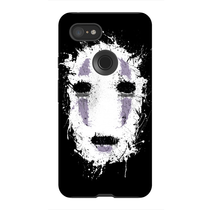 Pixel 3XL StrongFit Ink no face by Denis Orio Ibañez