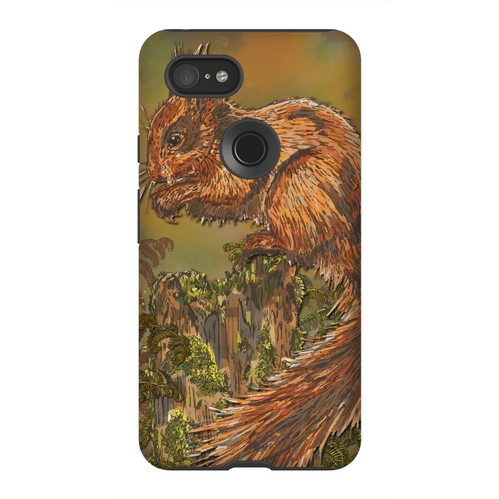 Pixel 3XL StrongFit September Squirrel by Lotti Brown