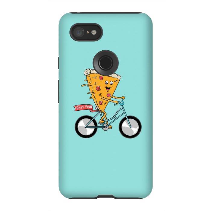 Pixel 3XL StrongFit Pizza Fast Food by Coffee Man