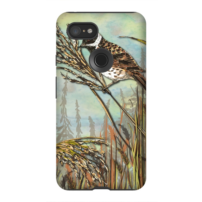Pixel 3XL StrongFit Reedbunting by Lotti Brown