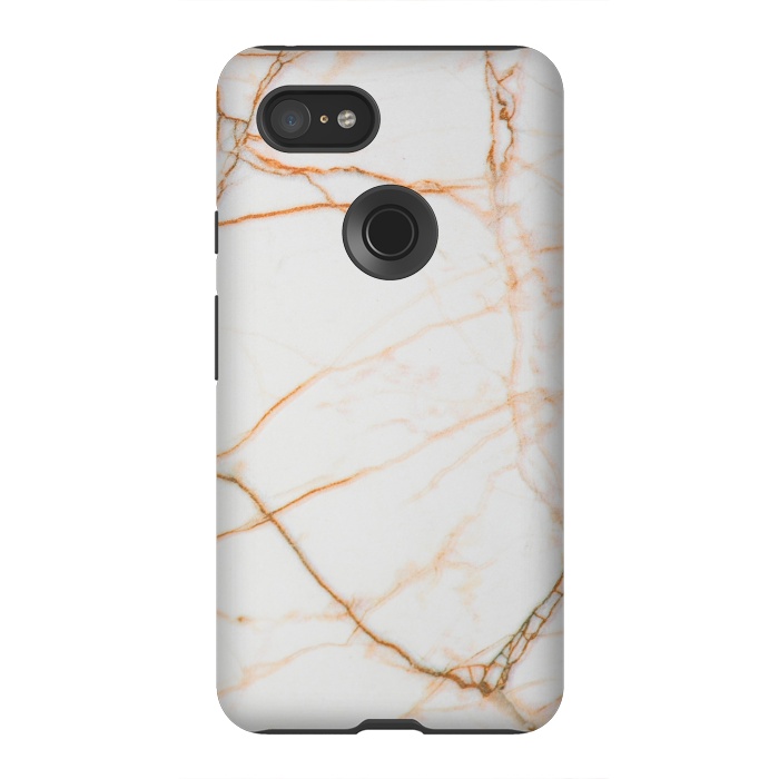 Pixel 3XL StrongFit Gold marble by Winston