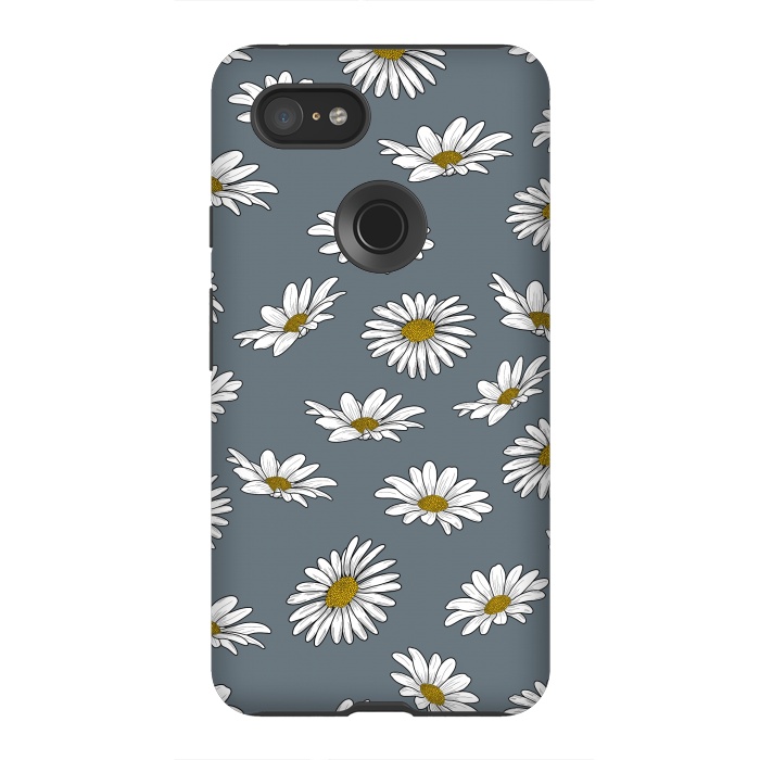 Pixel 3XL StrongFit Daisies by Jms