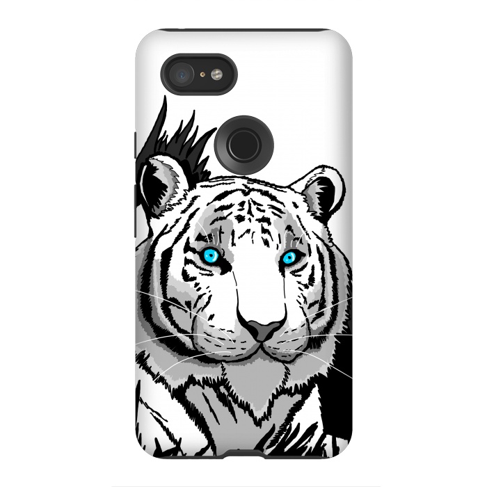 Pixel 3XL StrongFit The white tiger by Steve Wade (Swade)