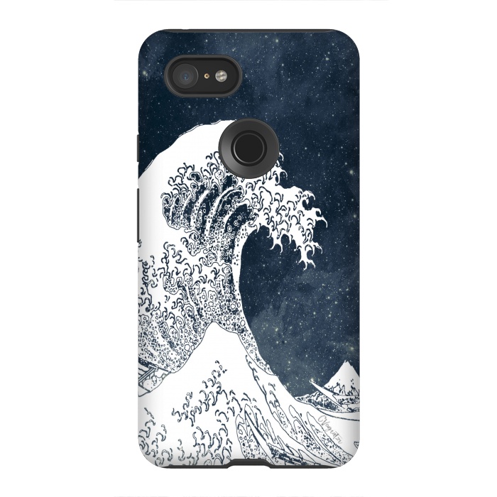 Pixel 3XL StrongFit The Great Wave of a Star System by ''CVogiatzi.