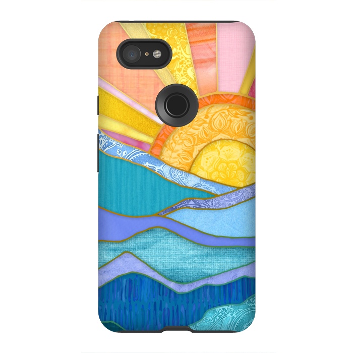 Pixel 3XL StrongFit Sweet Sunset by Micklyn Le Feuvre