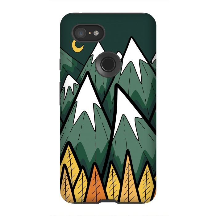 Pixel 3XL StrongFit The green autumn peaks by Steve Wade (Swade)