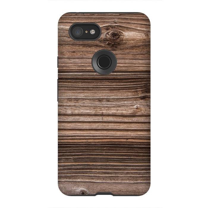 Pixel 3XL StrongFit wood by haroulita