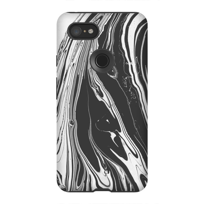 Pixel 3XL StrongFit bw marble x by haroulita