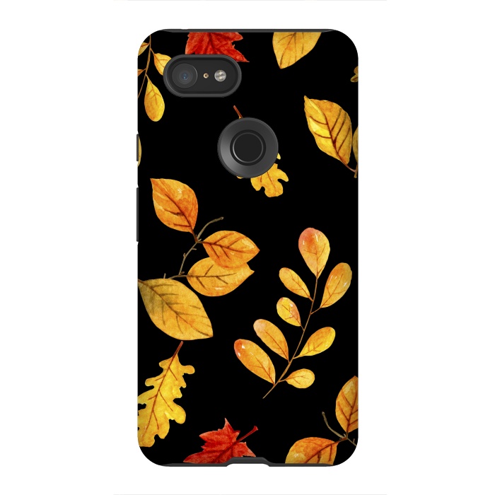 Pixel 3XL StrongFit fall leaves x by haroulita