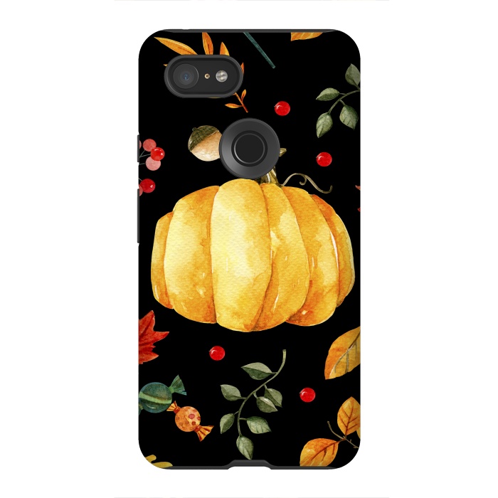 Pixel 3XL StrongFit pumpkin season by haroulita