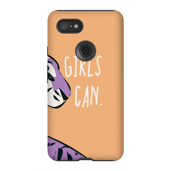 Pixel 3XL StrongFit Girls can, peach by Jelena Obradovic