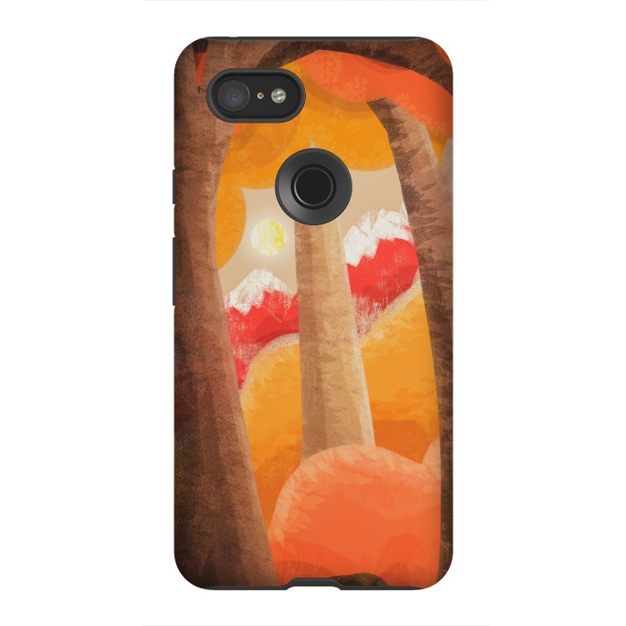 Pixel 3XL StrongFit The autumn orange forest by Steve Wade (Swade)