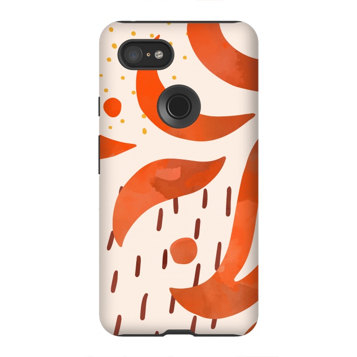 Pixel 3XL StrongFit Great Orange by Creativeaxle