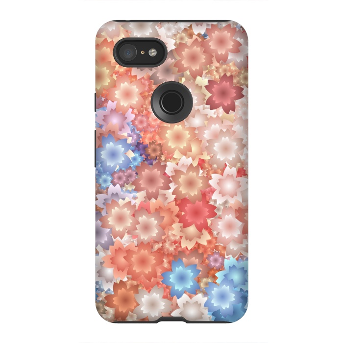 Pixel 3XL StrongFit Flowers flames by Winston