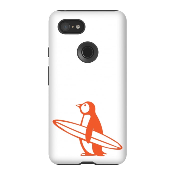 Pixel 3XL StrongFit SURF PENGUIN by Arif Rahman