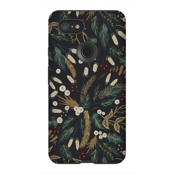 Pixel 3XL StrongFit Dark nature holiday by Mmartabc